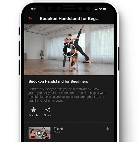 Preview of TINT Yoga Online Mobile App
