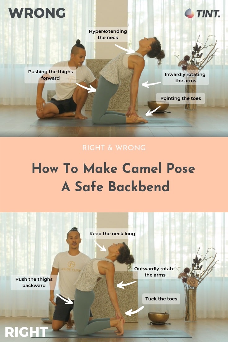 Camel Pose (Ustrasana) Variations - 67 variations of Camel Pose | Tummee.com