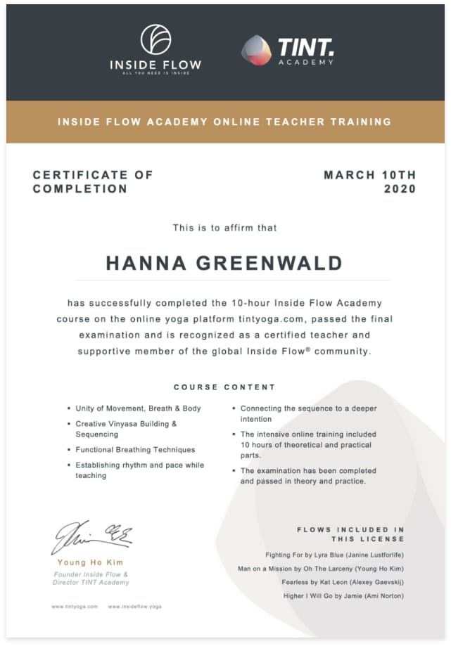 Preview TINT Academy Certificate (optimized for mobile)