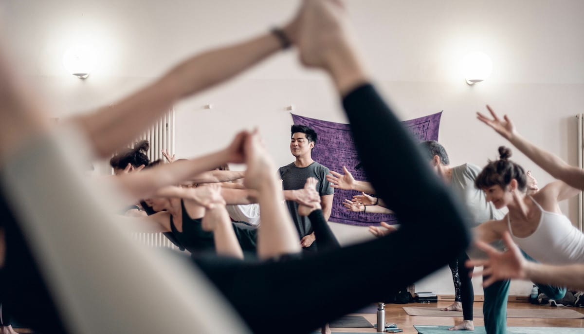 Young Attractive Female Doing A Difficult Yoga Pose Balancing On A Mat With  One Foot, Lifestyle Stock Footage ft. attractive & female - Envato Elements