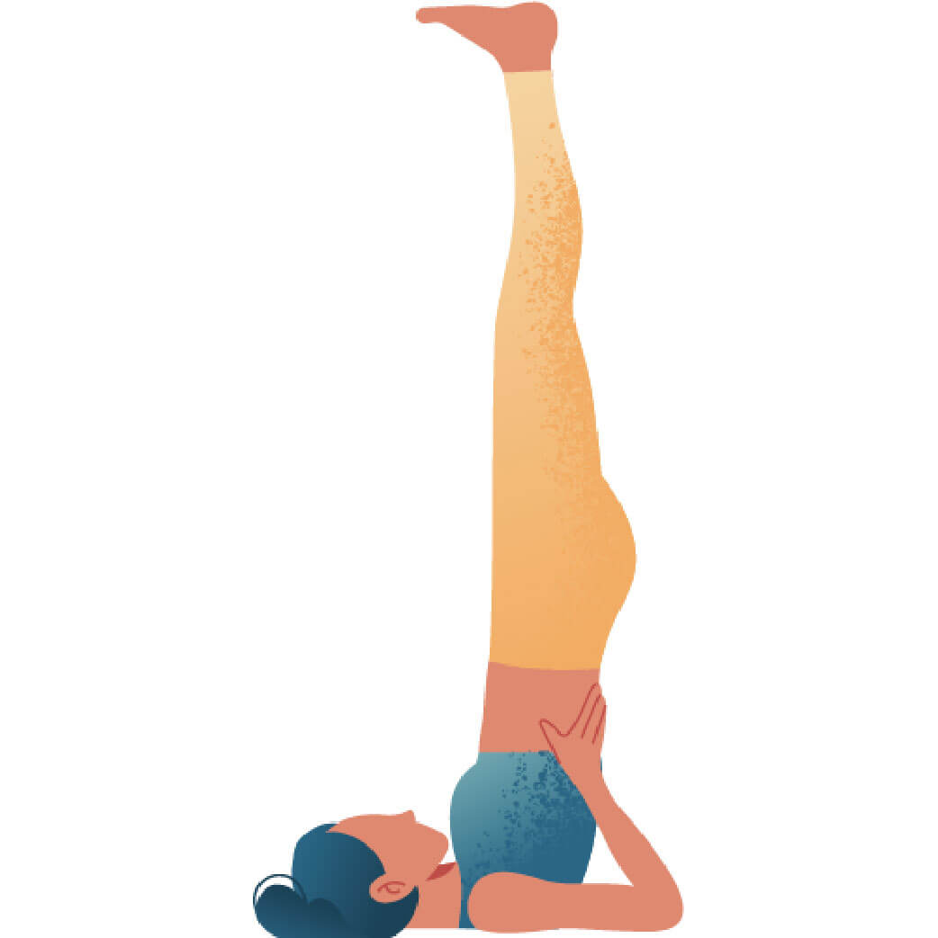 Salamba Sarvangasana Supported Shoulderstand