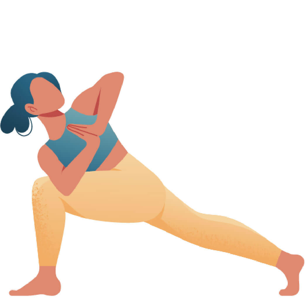 Parivrtta Parsvakonasana Revolved Side Angle Pose