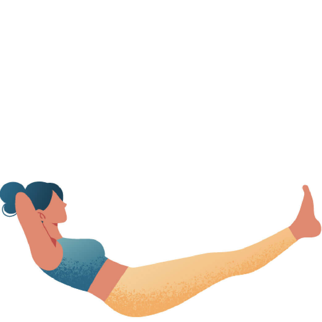 Ardha Navasana Half Boat Pose