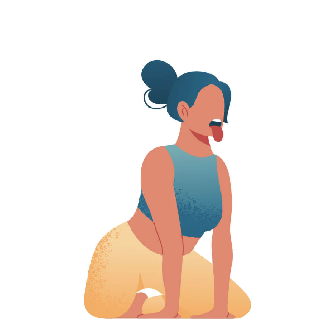 Simhasana Lions Pose